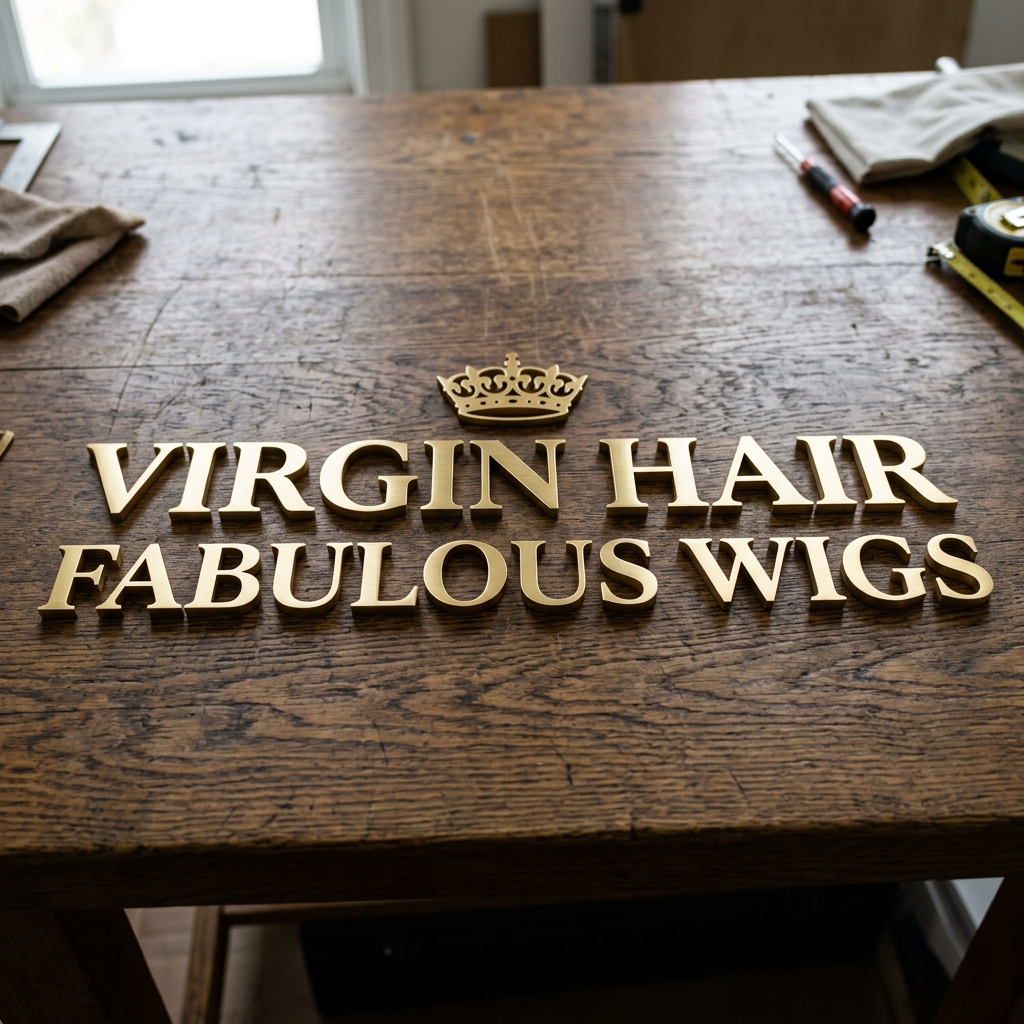 Virgin Hair Fabulous Wigs Sign
