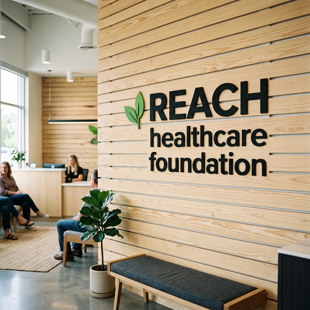 Reach Healthcare Foundation Sign